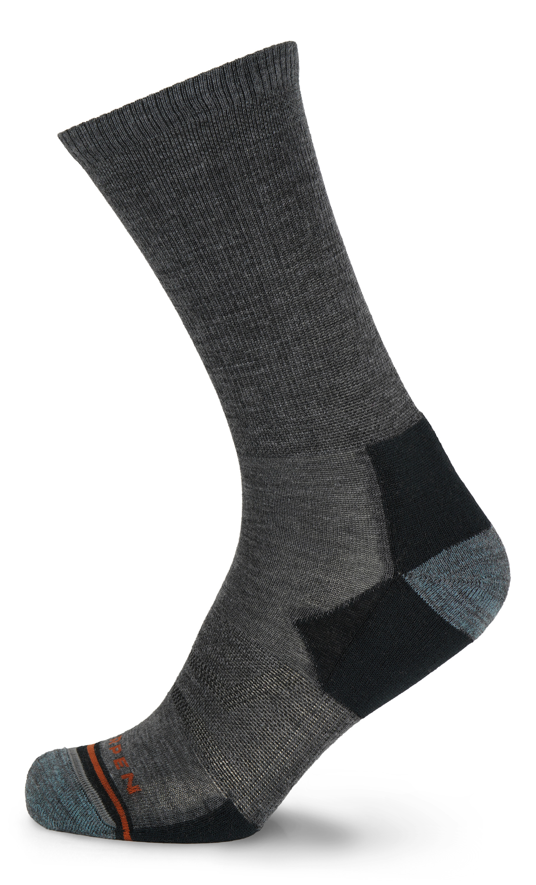 Image Lorpen MHLCM Merino Hike Light Crew WHALES GREY G